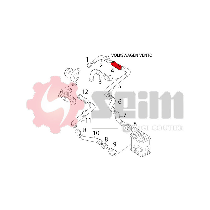 Gaine de suralimentation SEIM