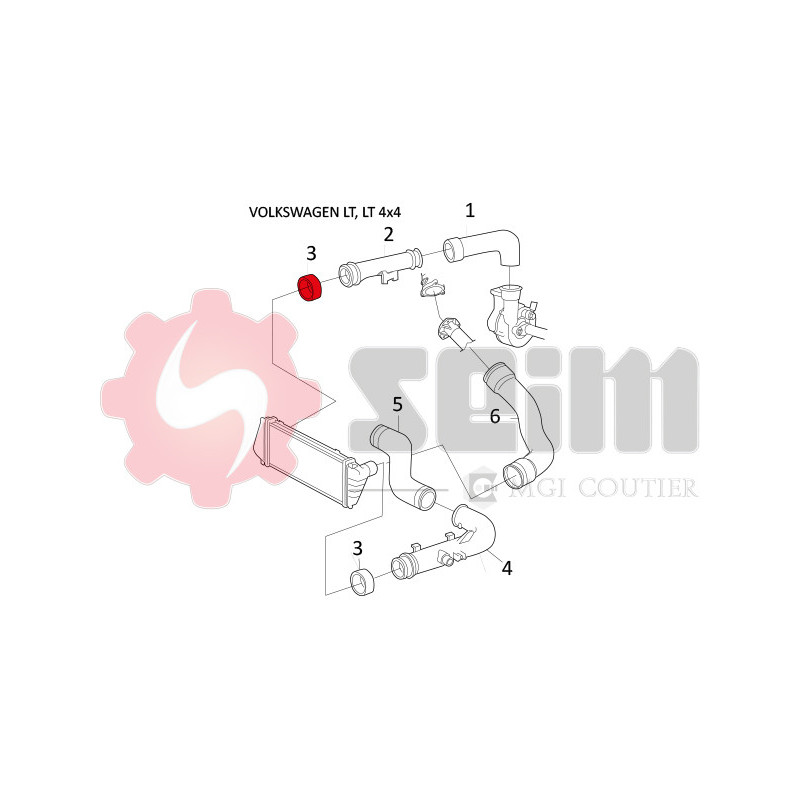 Gaine de suralimentation SEIM