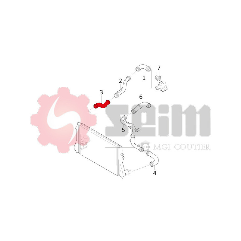 Gaine de suralimentation SEIM