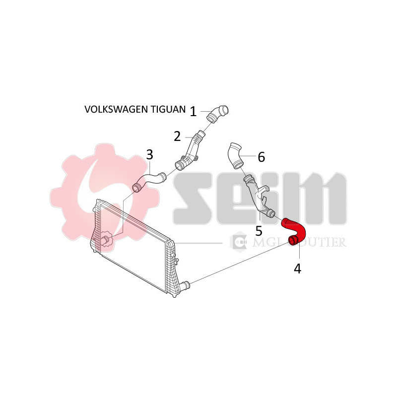 Gaine de suralimentation SEIM