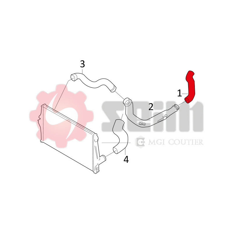 Gaine de suralimentation SEIM