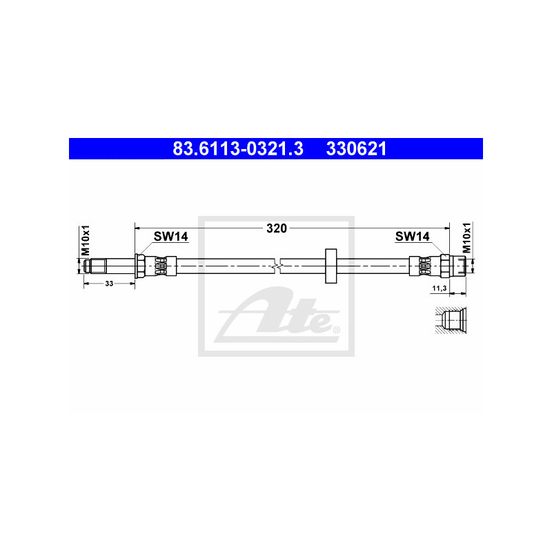 Flexible de frein ATE