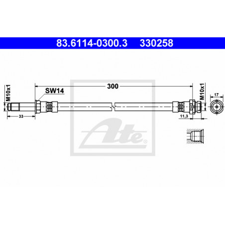 Flexible de frein ATE