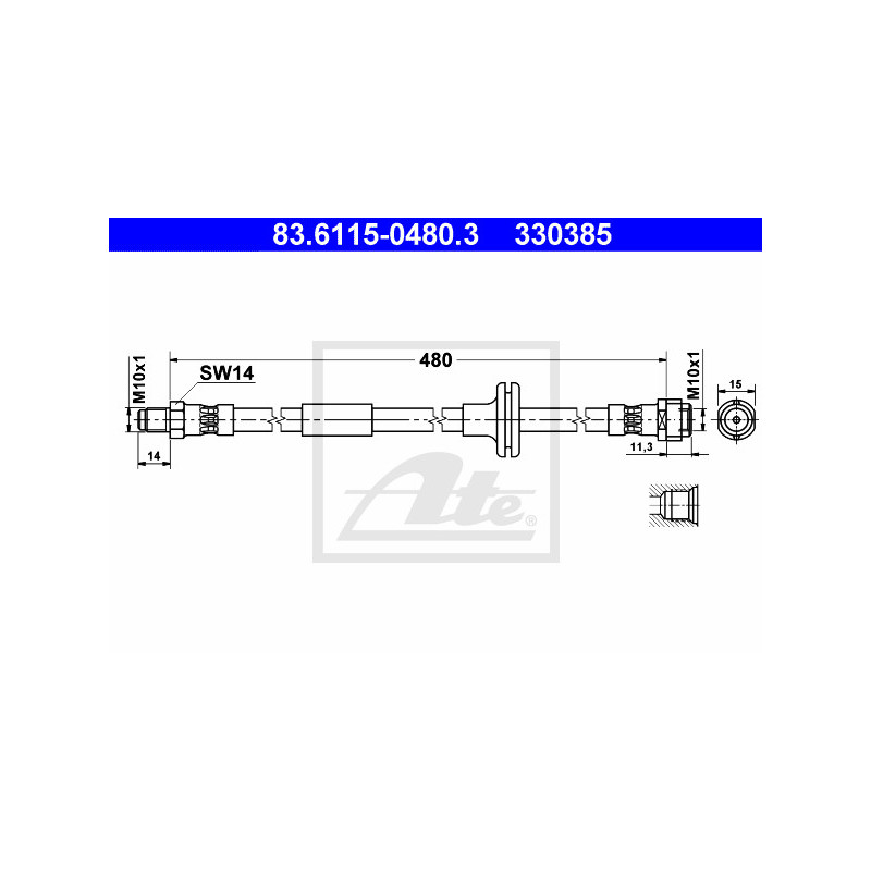 Flexible de frein ATE