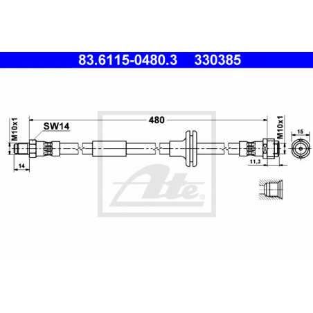 Flexible de frein ATE