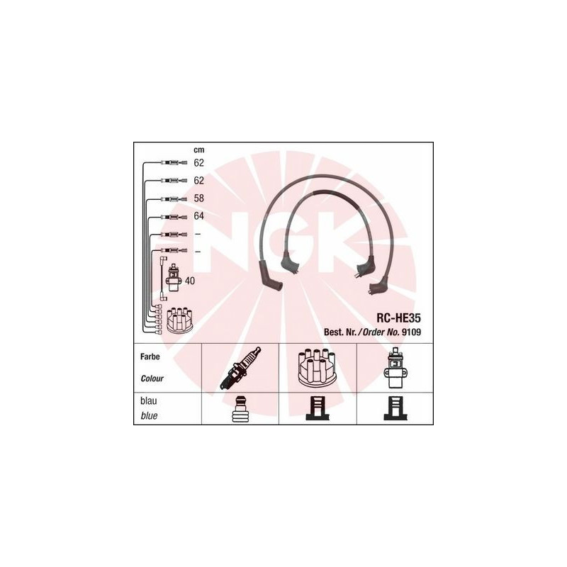 Fils de bougies / Faisceau d'allumage NGK
