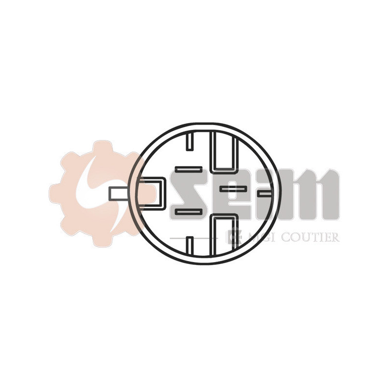 Interrupteur de température (ventilateur radiateur) SEIM