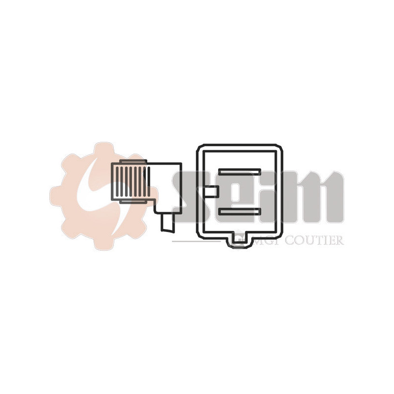 Interrupteur de température (ventilateur radiateur) SEIM