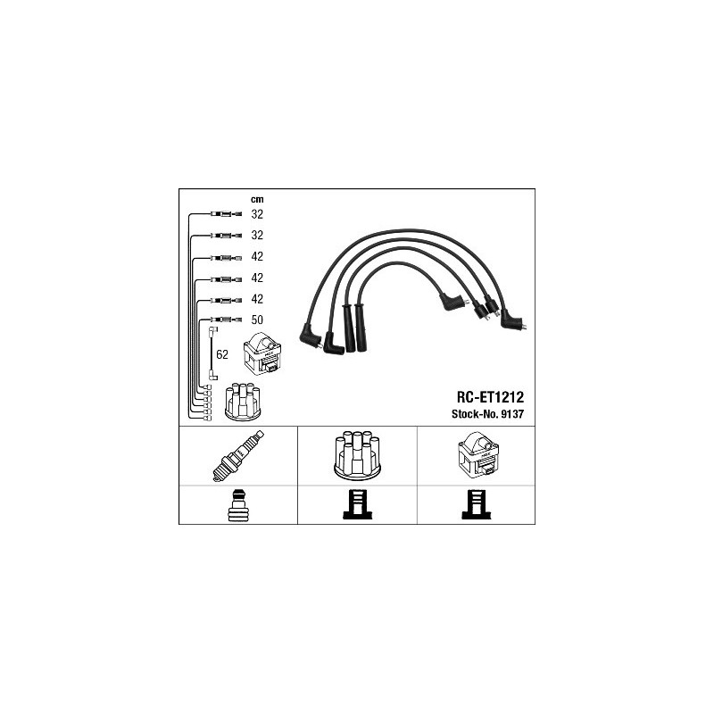 Fils de bougies / Faisceau d'allumage NGK
