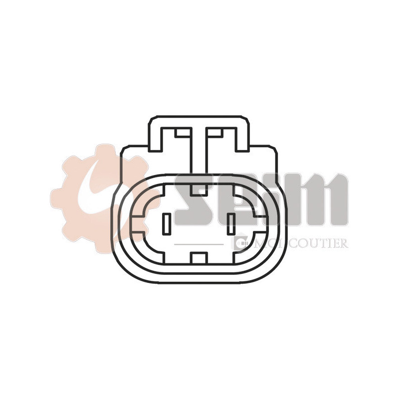 Interrupteur de température (ventilateur radiateur) SEIM