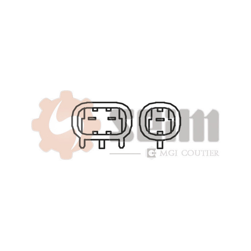 Interrupteur de température (ventilateur radiateur) SEIM