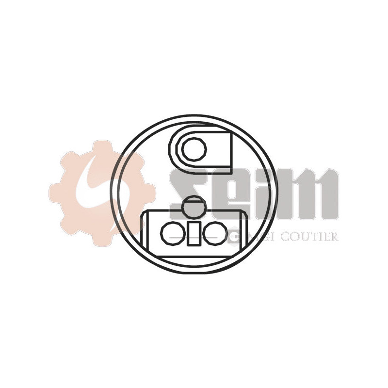 Interrupteur de température (ventilateur radiateur) SEIM