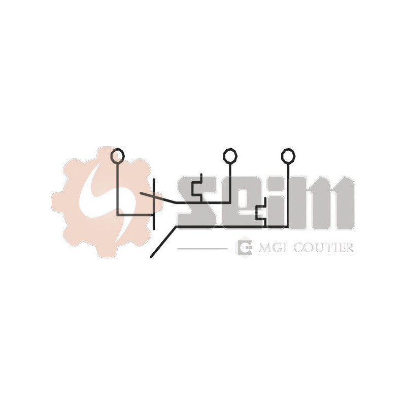 Interrupteur de température (ventilateur radiateur) SEIM