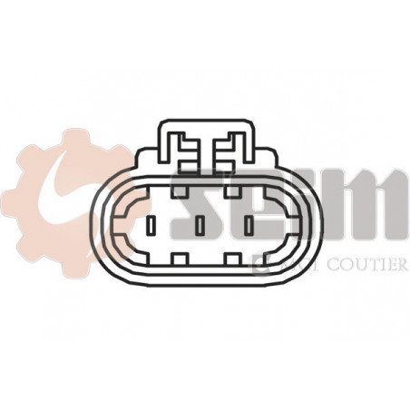 Interrupteur de température (ventilateur radiateur) SEIM