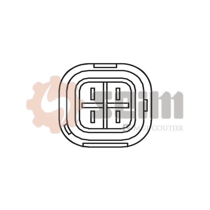 Interrupteur de température (ventilateur radiateur) SEIM