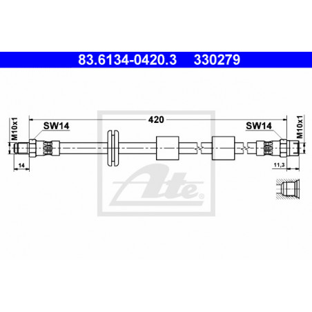 Flexible de frein ATE
