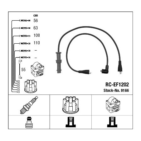 Fils de bougies / Faisceau d'allumage NGK