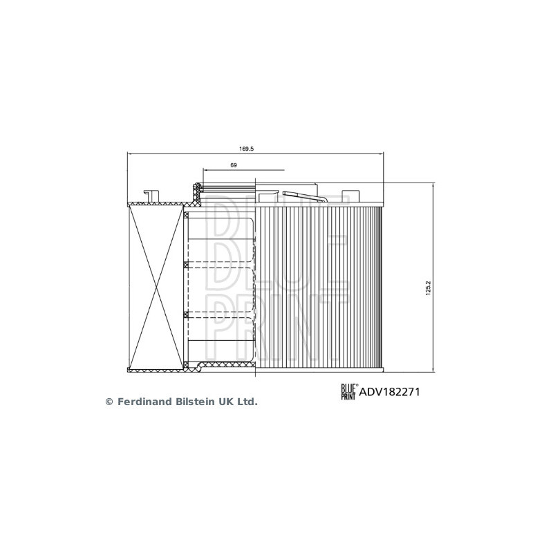 Filtre à air BLUE PRINT