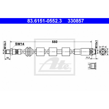 Flexible de frein ATE