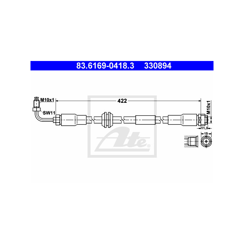 Flexible de frein ATE