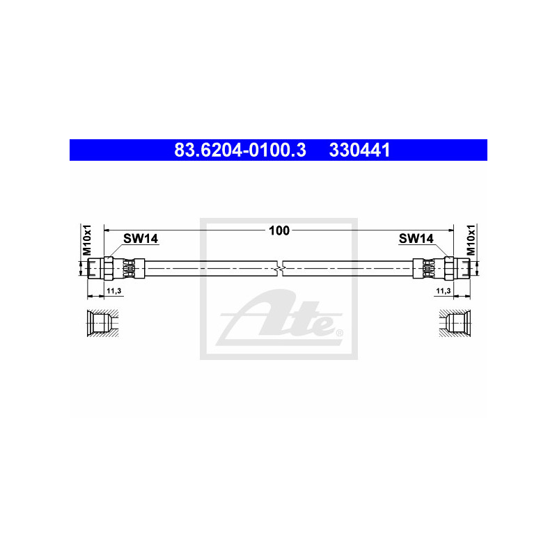 Flexible de frein ATE