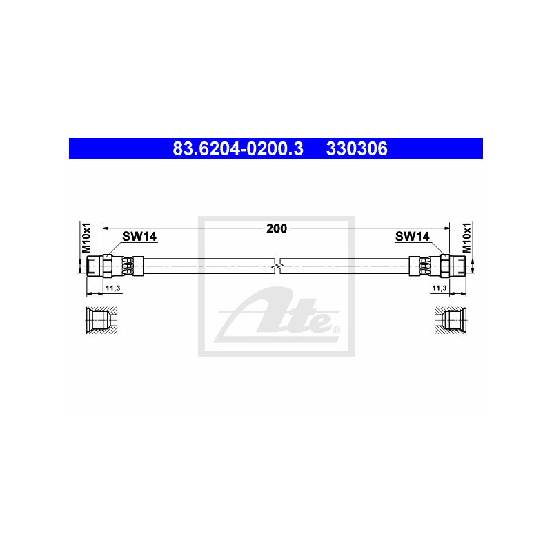 Flexible de frein ATE