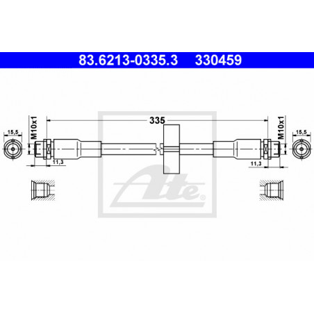 Flexible de frein ATE