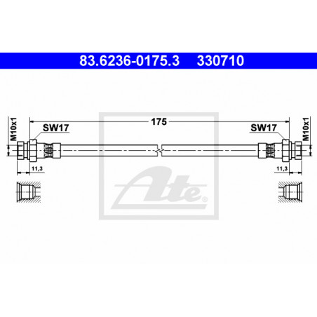 Flexible de frein ATE