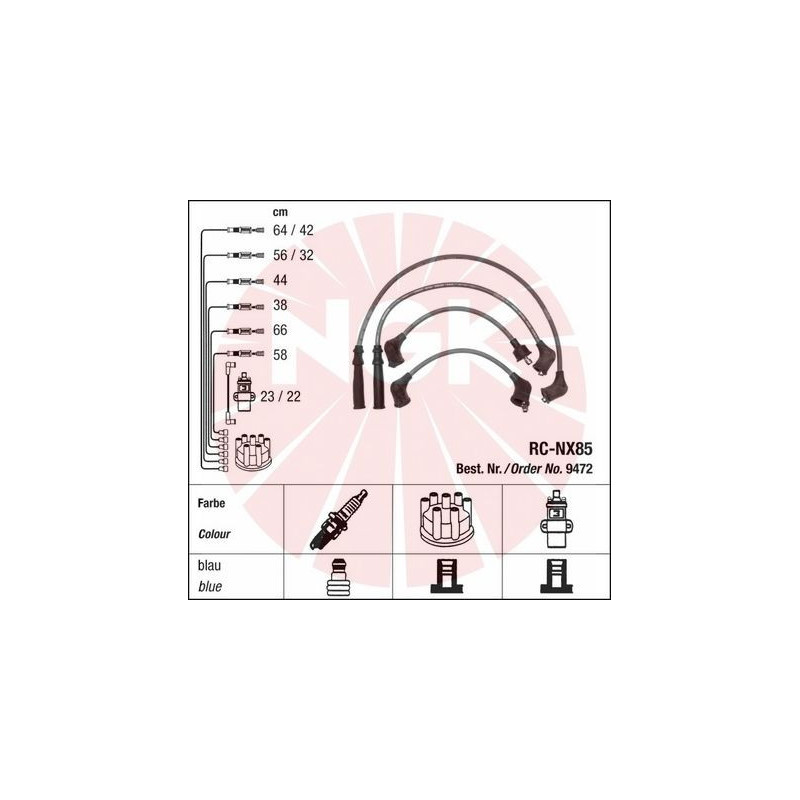 Fils de bougies / Faisceau d'allumage NGK