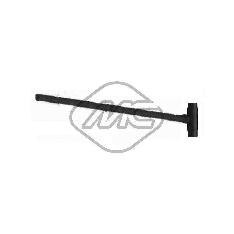 Tuyau (ventilation du carter-moteur) Metalcaucho