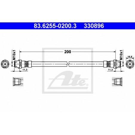 Flexible de frein ATE