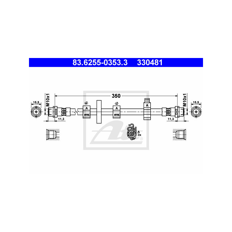 Flexible de frein ATE