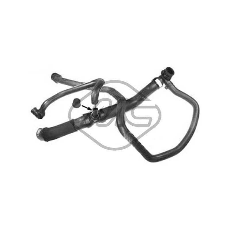 Durite de radiateur Metalcaucho