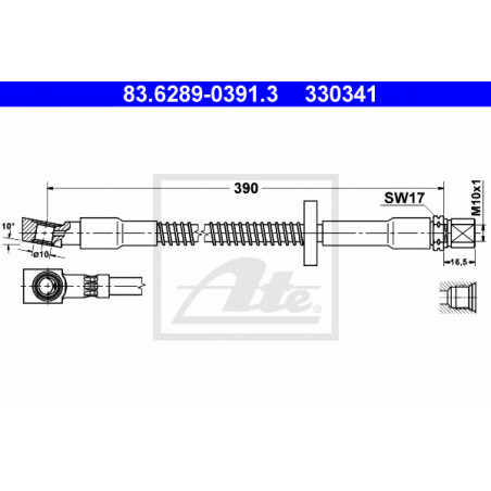 Flexible de frein ATE