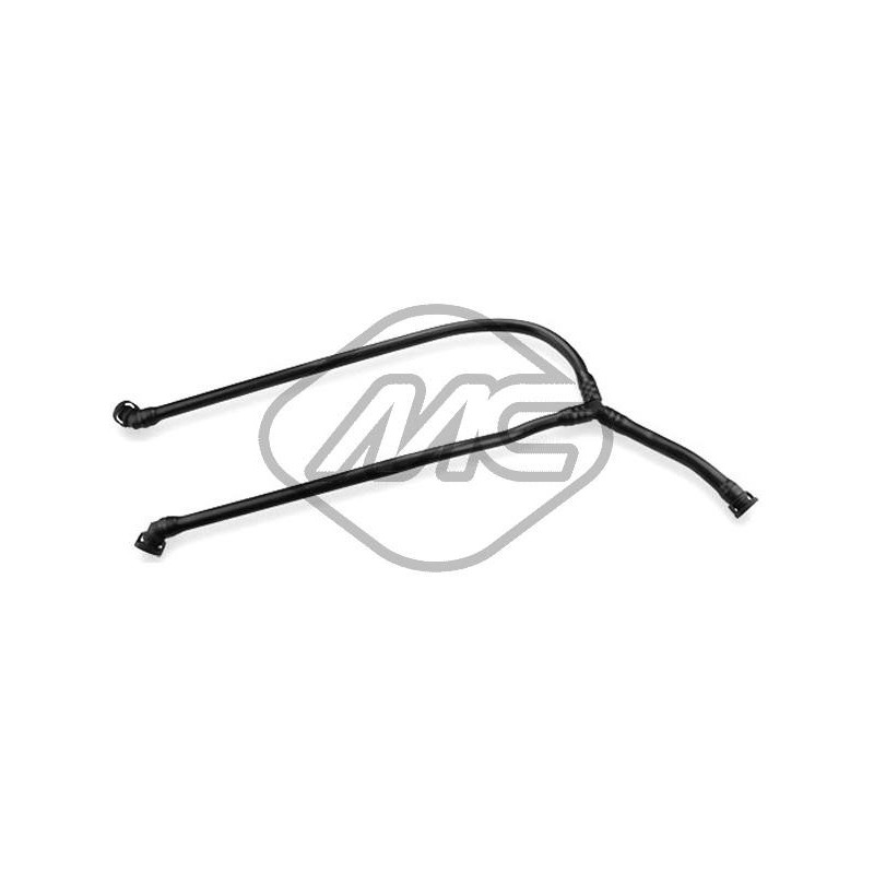 Tuyau (ventilation du carter-moteur) Metalcaucho