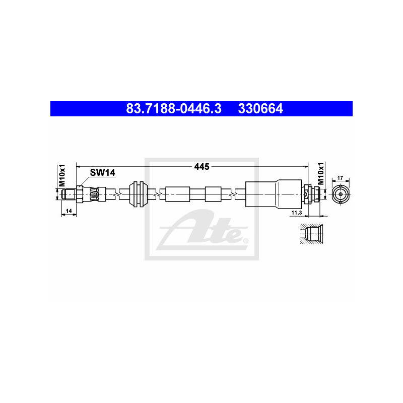 Flexible de frein ATE