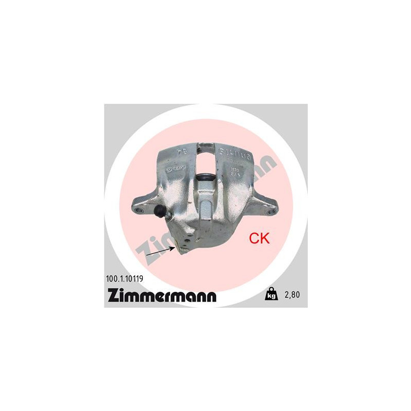 Étrier de frein ZIMMERMANN