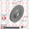 Jeu de 2 disques de frein ZIMMERMANN