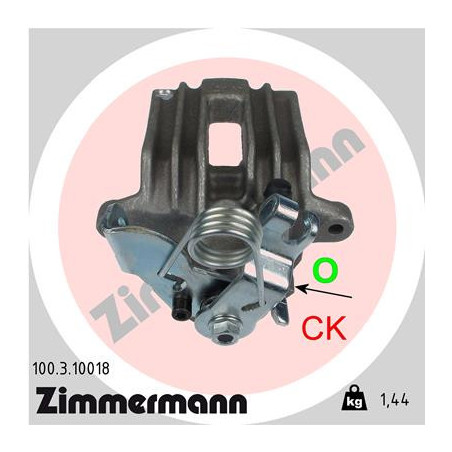 Étrier de frein ZIMMERMANN