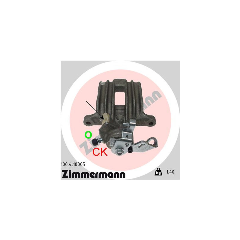 Étrier de frein ZIMMERMANN