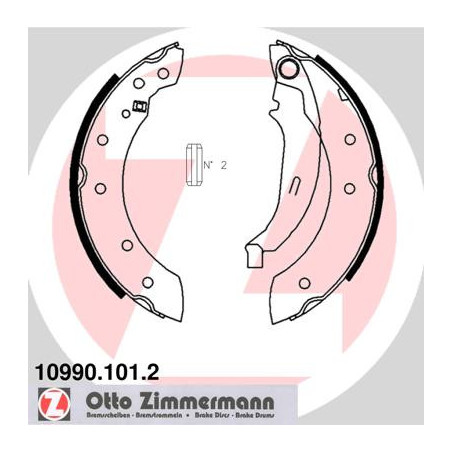Jeu de mâchoires de frein...