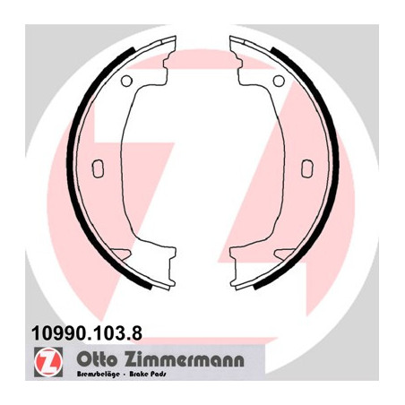 Jeu de mâchoires de frein...