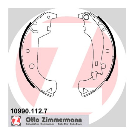 Jeu de mâchoires de frein...