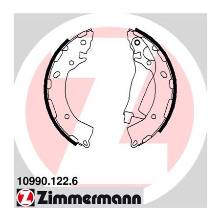 Jeu de mâchoires de frein...