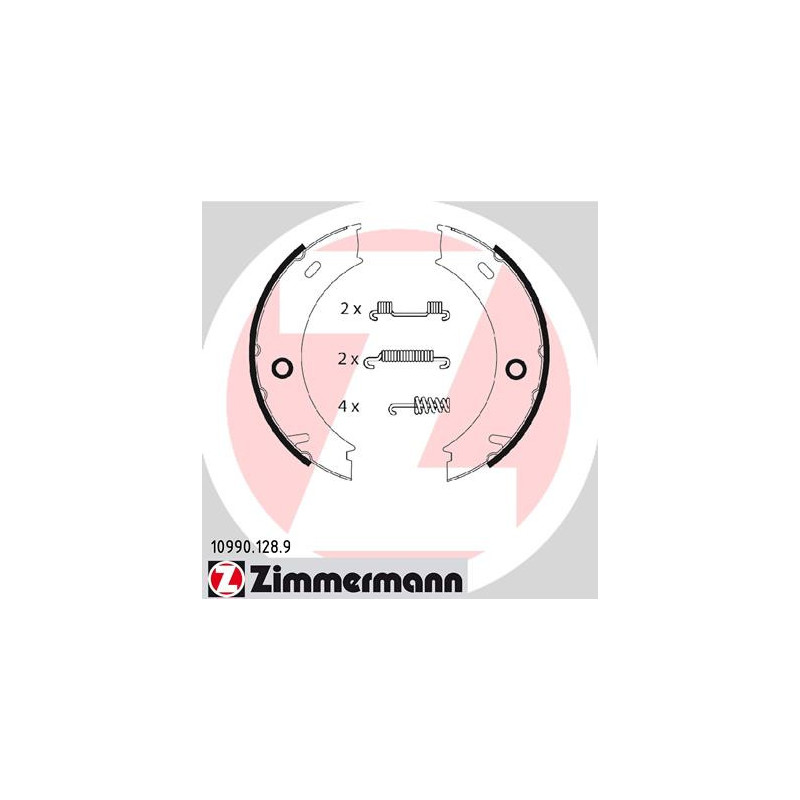 Jeu de mâchoires de frein (frein de stationnement) ZIMMERMANN