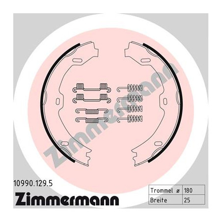 Jeu de mâchoires de frein (frein de stationnement) ZIMMERMANN