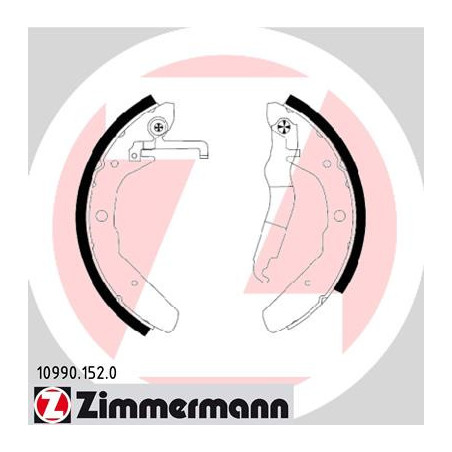 Jeu de mâchoires de frein...