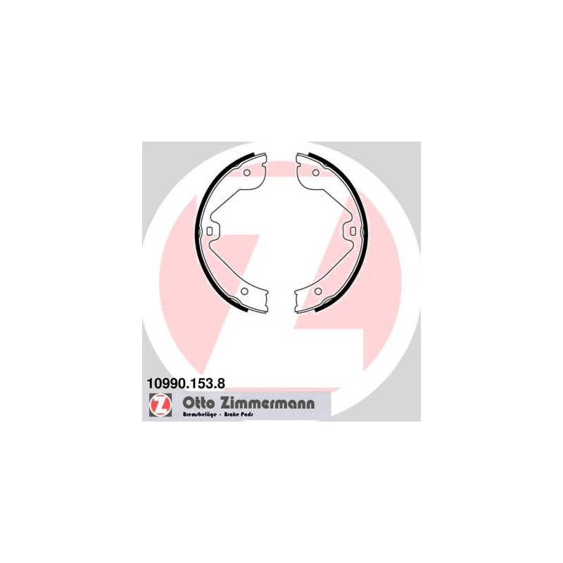 Jeu de mâchoires de frein (frein de stationnement) ZIMMERMANN