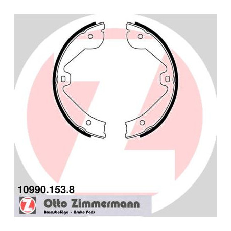 Jeu de mâchoires de frein...