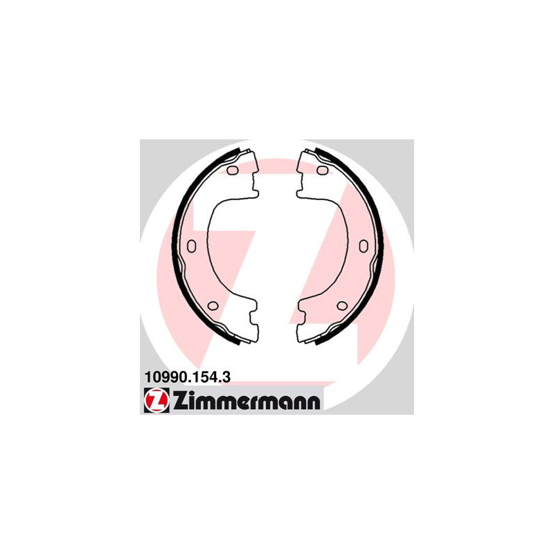 Jeu de mâchoires de frein (frein de stationnement) ZIMMERMANN